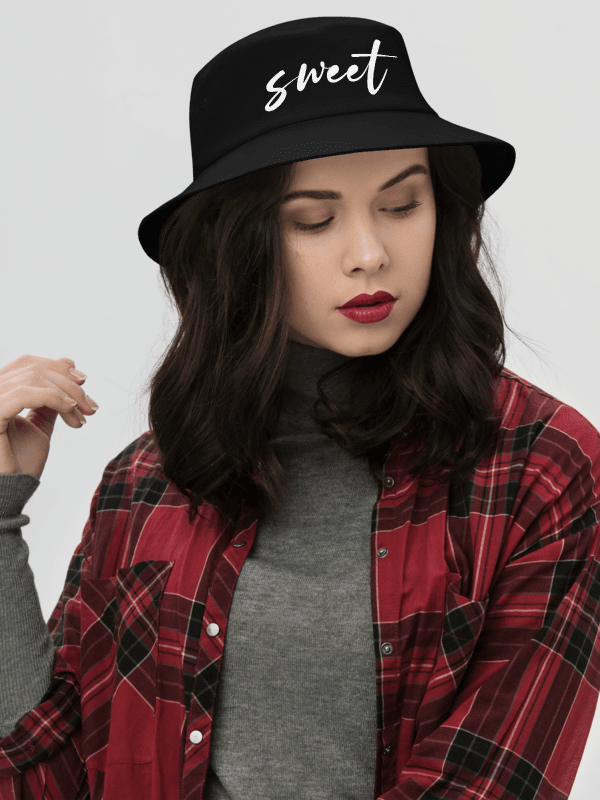 Simple Sweet Embroidered Bucket Hat product image (1)