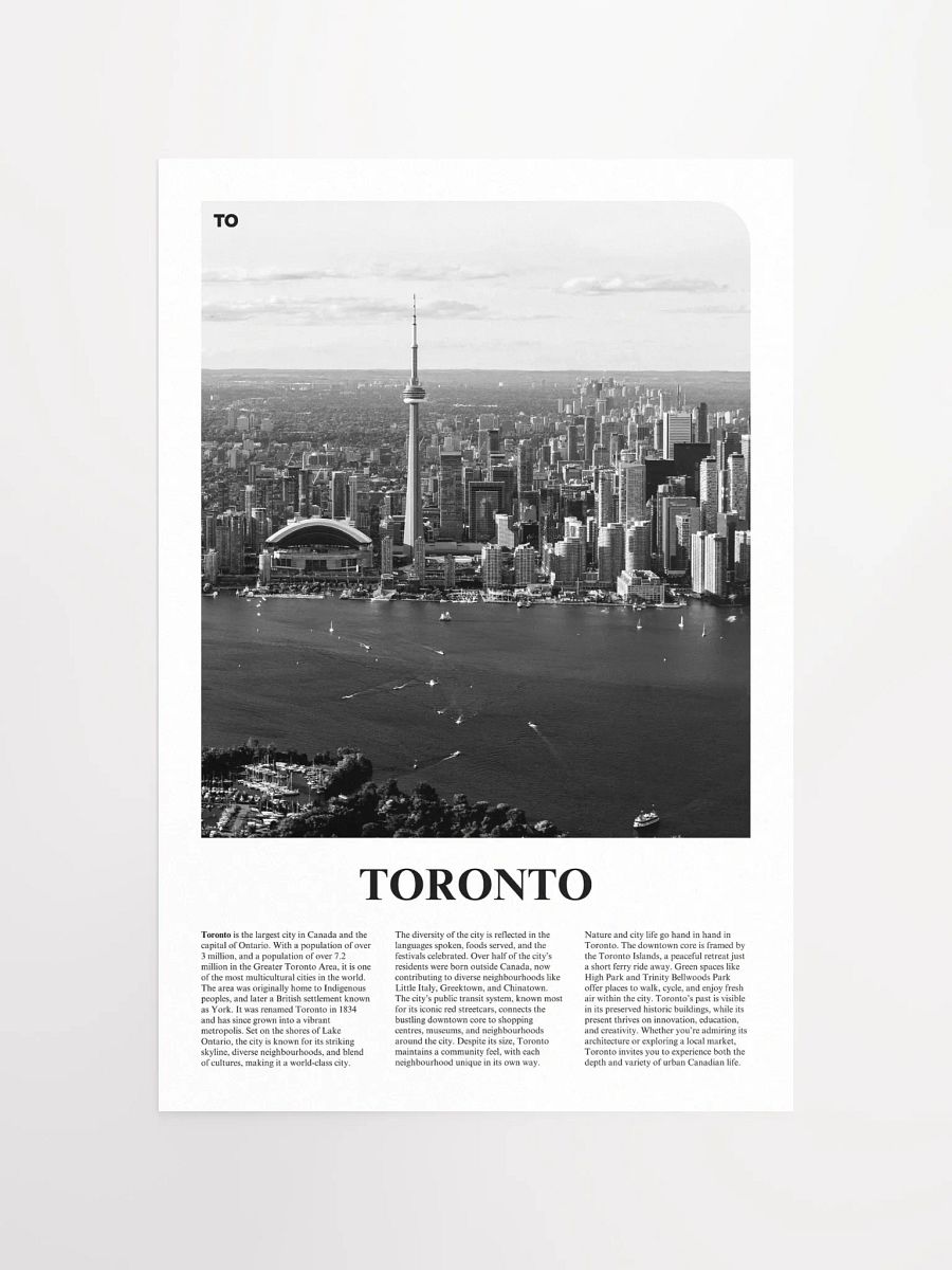 Toronto 02 Newspaper Poster product image (11)