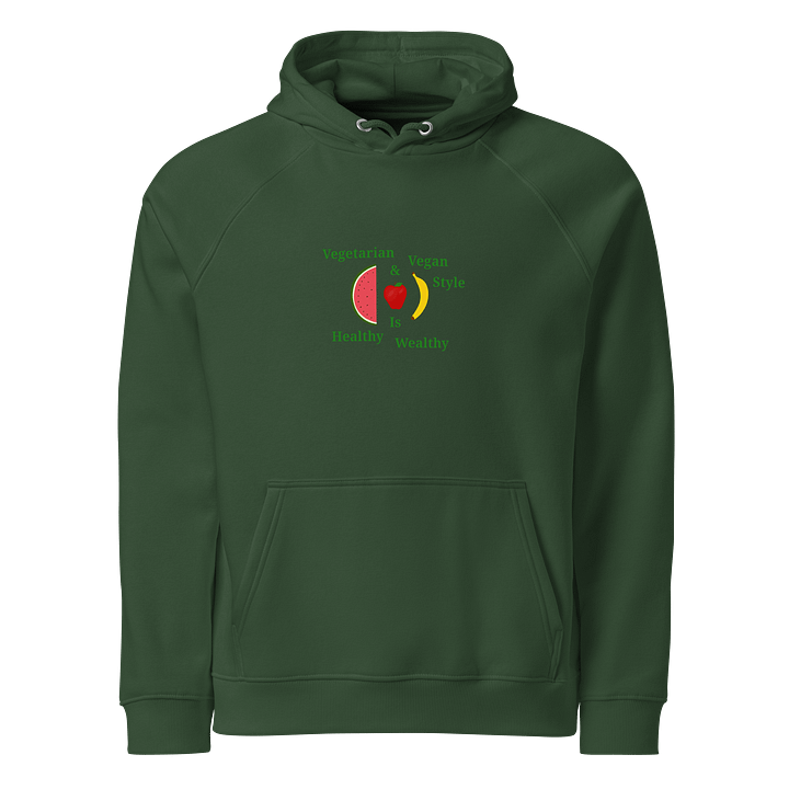 Healthy = Wealthy Men's Eco Hoodie product image (1)