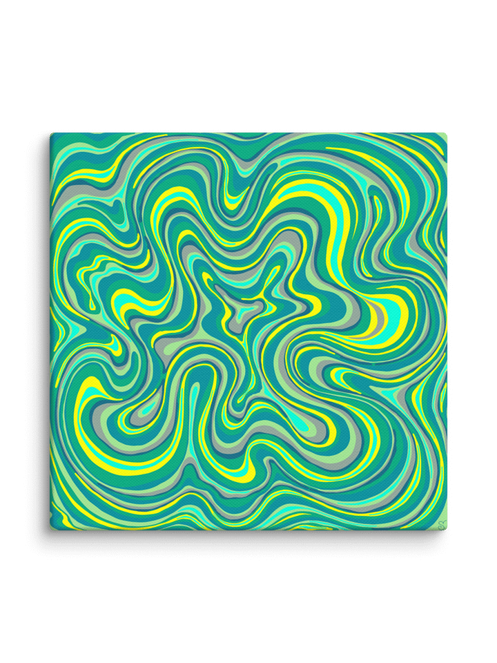 Psychedelic Canvas - Swirling Abstract Art - Stone No. 7 product image (108)