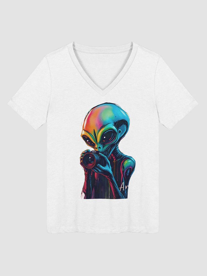 Galactic Explorer Women's V-Neck Tee product image (1)