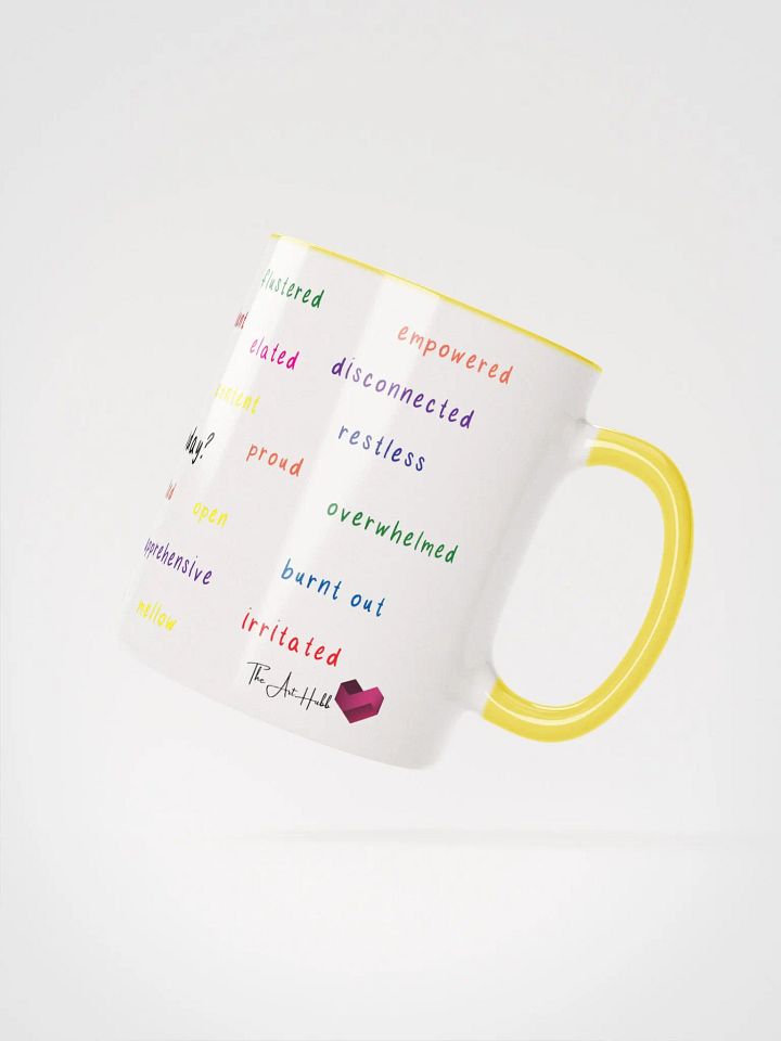 Feeling Words Mug with Yellow product image (2)