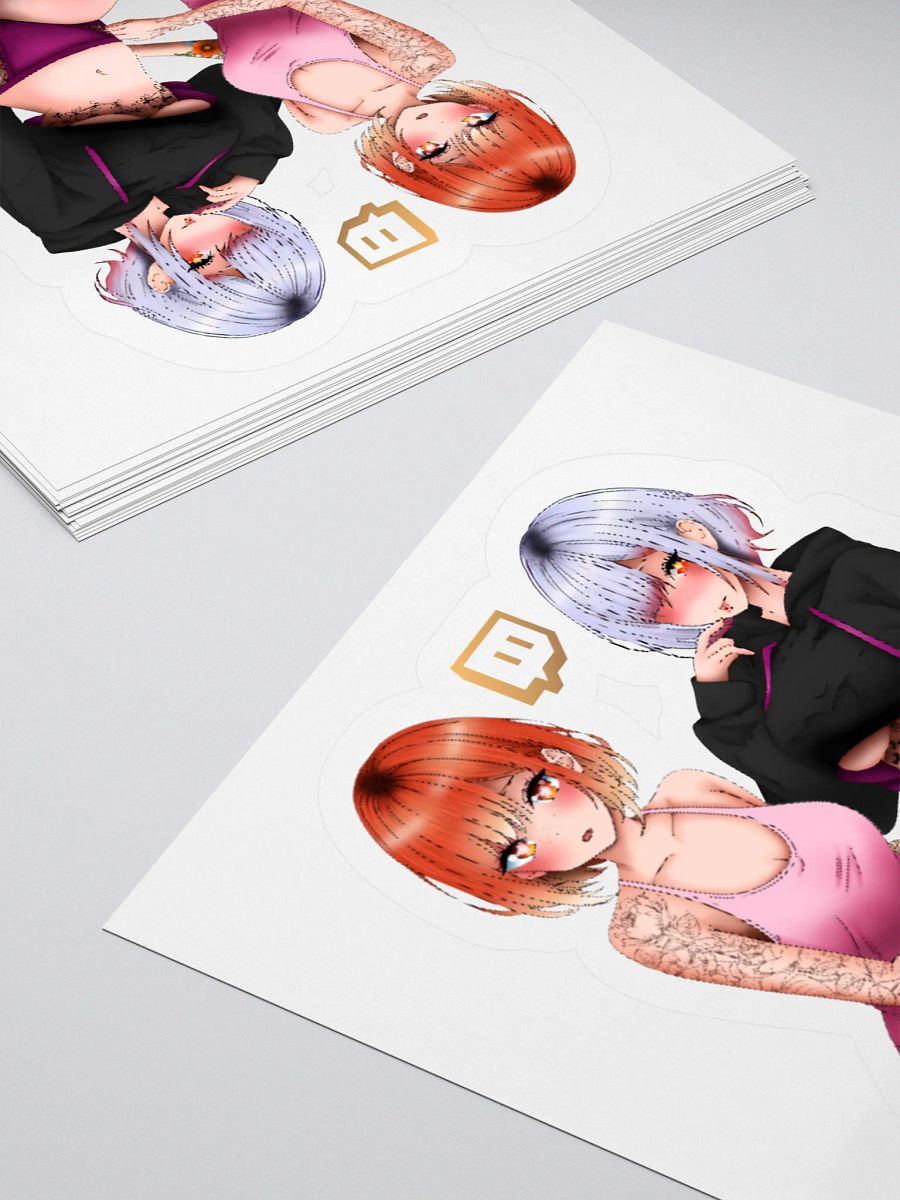 Vibrant Anime Kiss Cut Stickers product image (10)