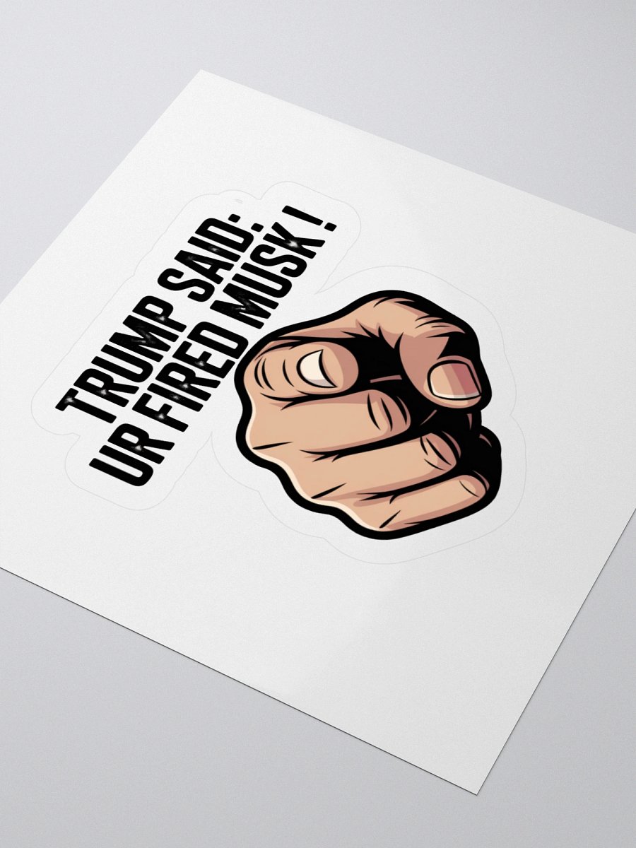 Trump Said: You’re Fired Musk! product image (11)
