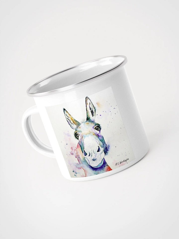 British Creature Characters - 'Desmond Donkey' Enamel Mug product image (1)