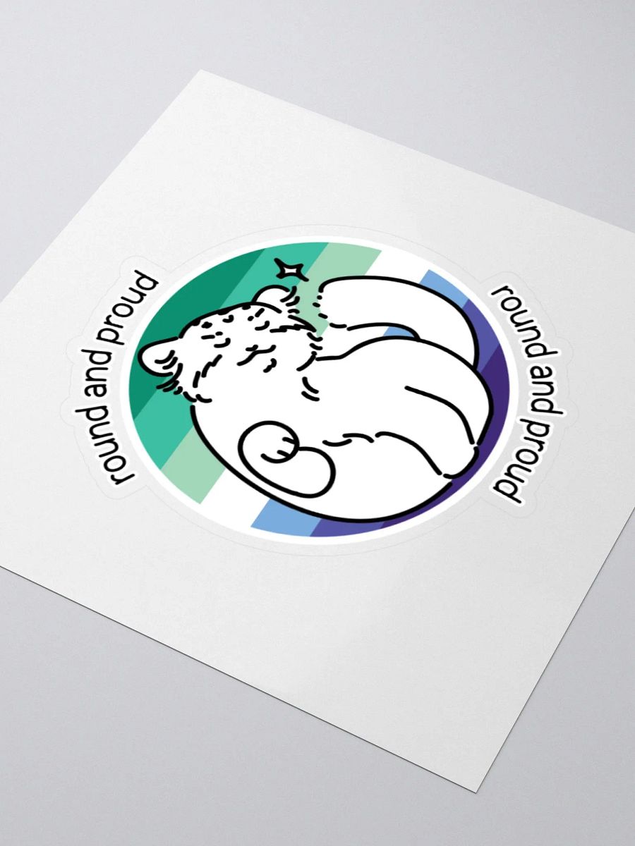 Round and Proud Manul Gay MLM Version - Sticker product image (7)