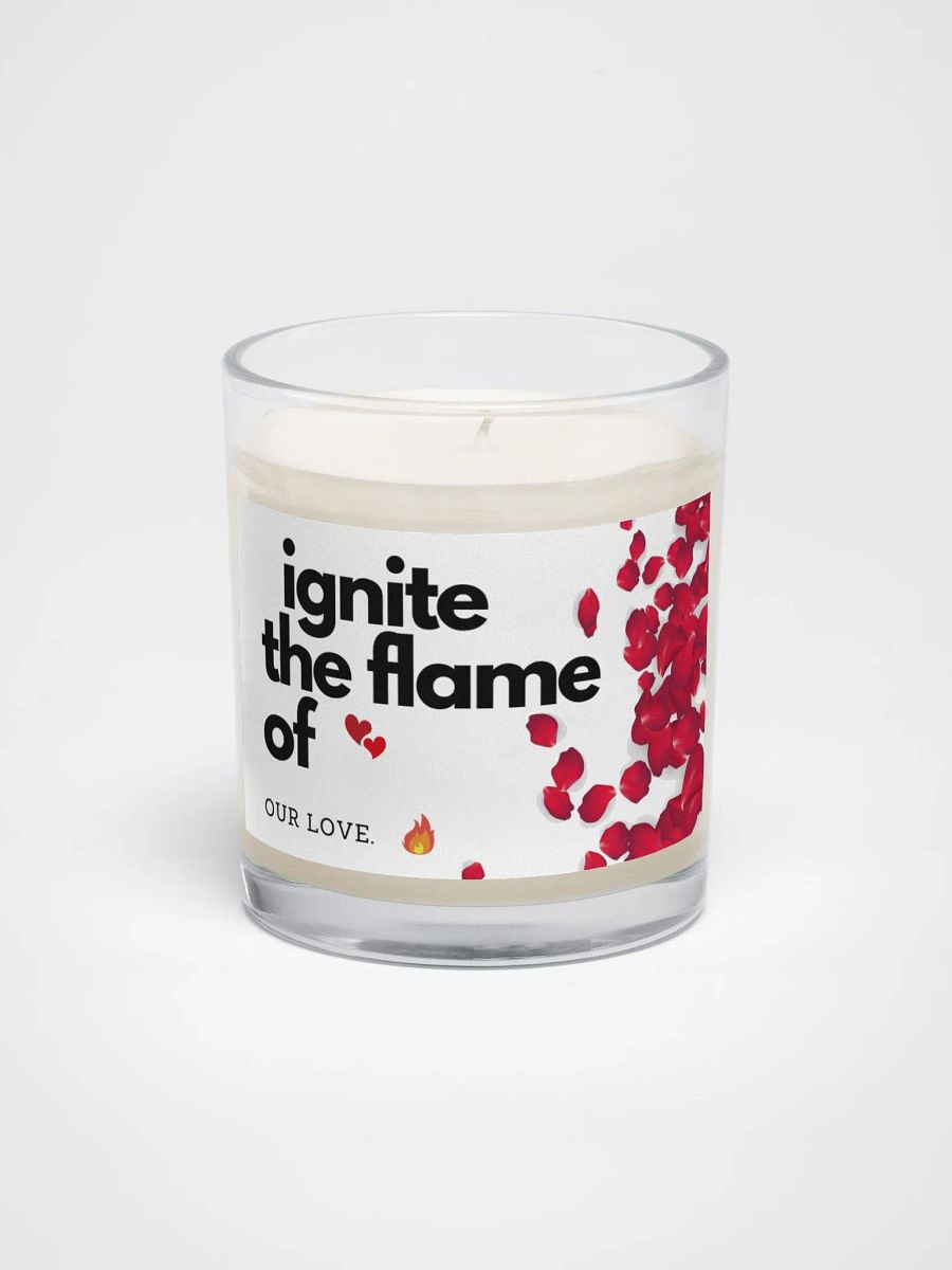 Ignite the flame of our Love, Valentine's Candle. product image (1)
