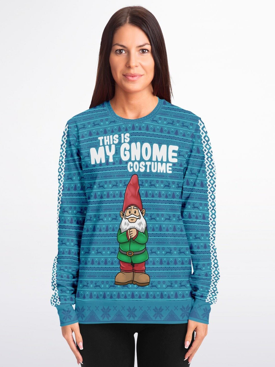 "This Is My Gnome" Christmas Sweatshirt | Funny Gnome Costume Sweater | Holiday Party Outfit product image (3)