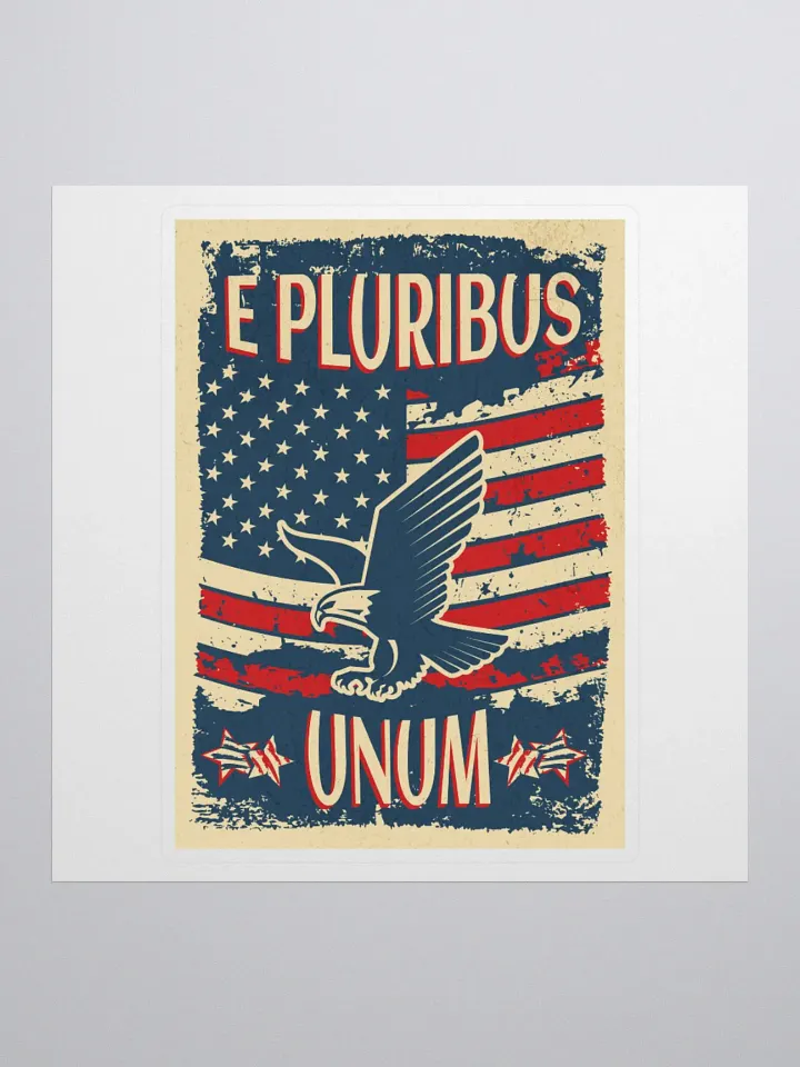 E Pluribus Unum Sticker product image (1)