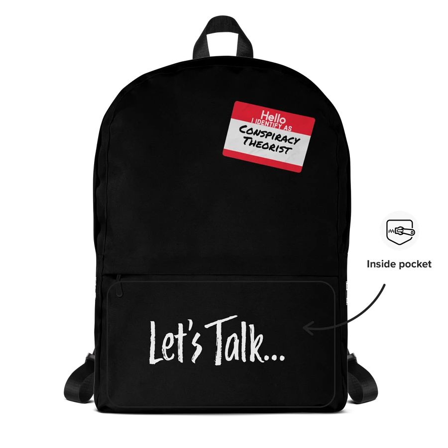 “Conspiracy Pronouns” Back Pack product image (12)