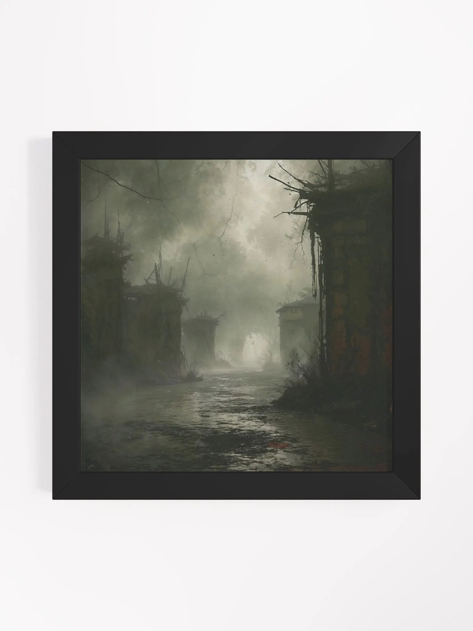Misty Ruins Framed Art Print product image (6)