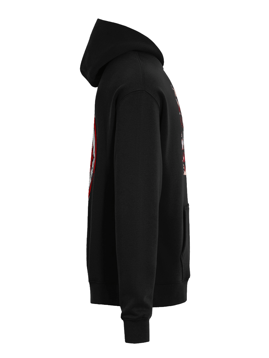 Triple Print Premium Oversized Heavyweight Hoodie Ellen "Bite!" Design Unisex product image (7)