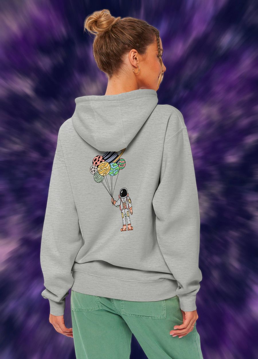 Floral Feathers Unisex Hoodie product image (4)