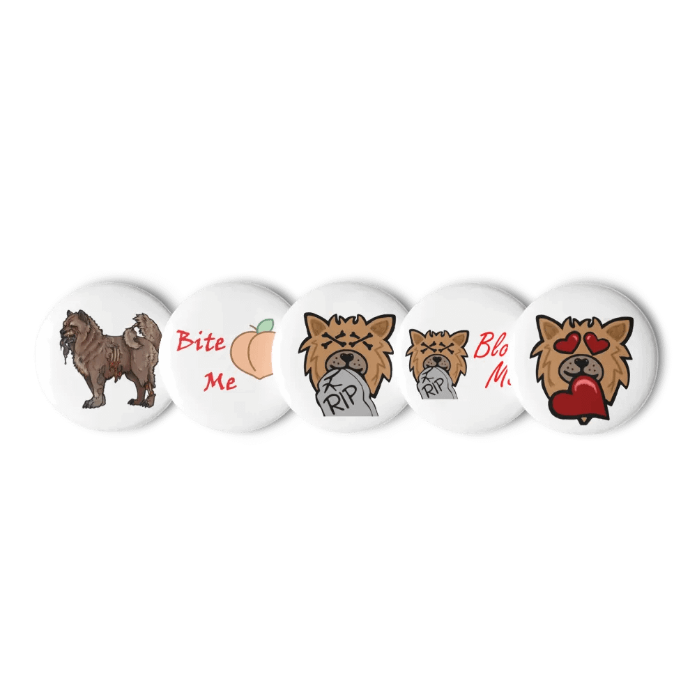 Zombiepupp Pins (Set of 5) product image (1)