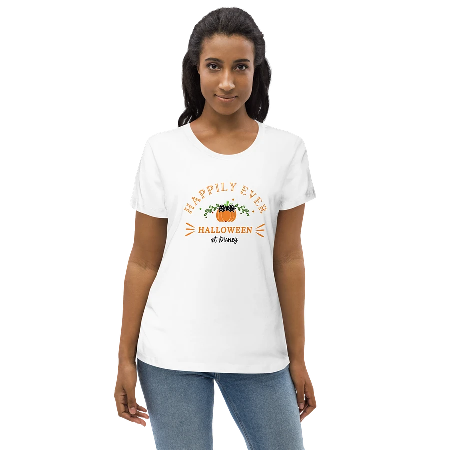 Happily Ever Halloween Disney-Inspired Women's fitted Cotton Tee product image (4)