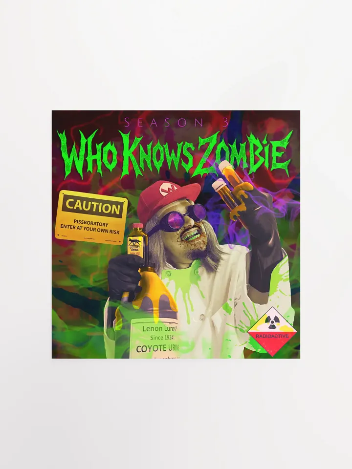 WhoKnowsZombie - The Scientist Poster product image (1)