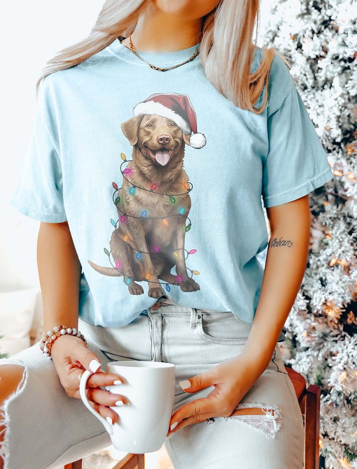Funny Chesapeake Bay Retriever Christmas T-Shirt for Chesapeake Bay Retriever Paw-rents product image (11)