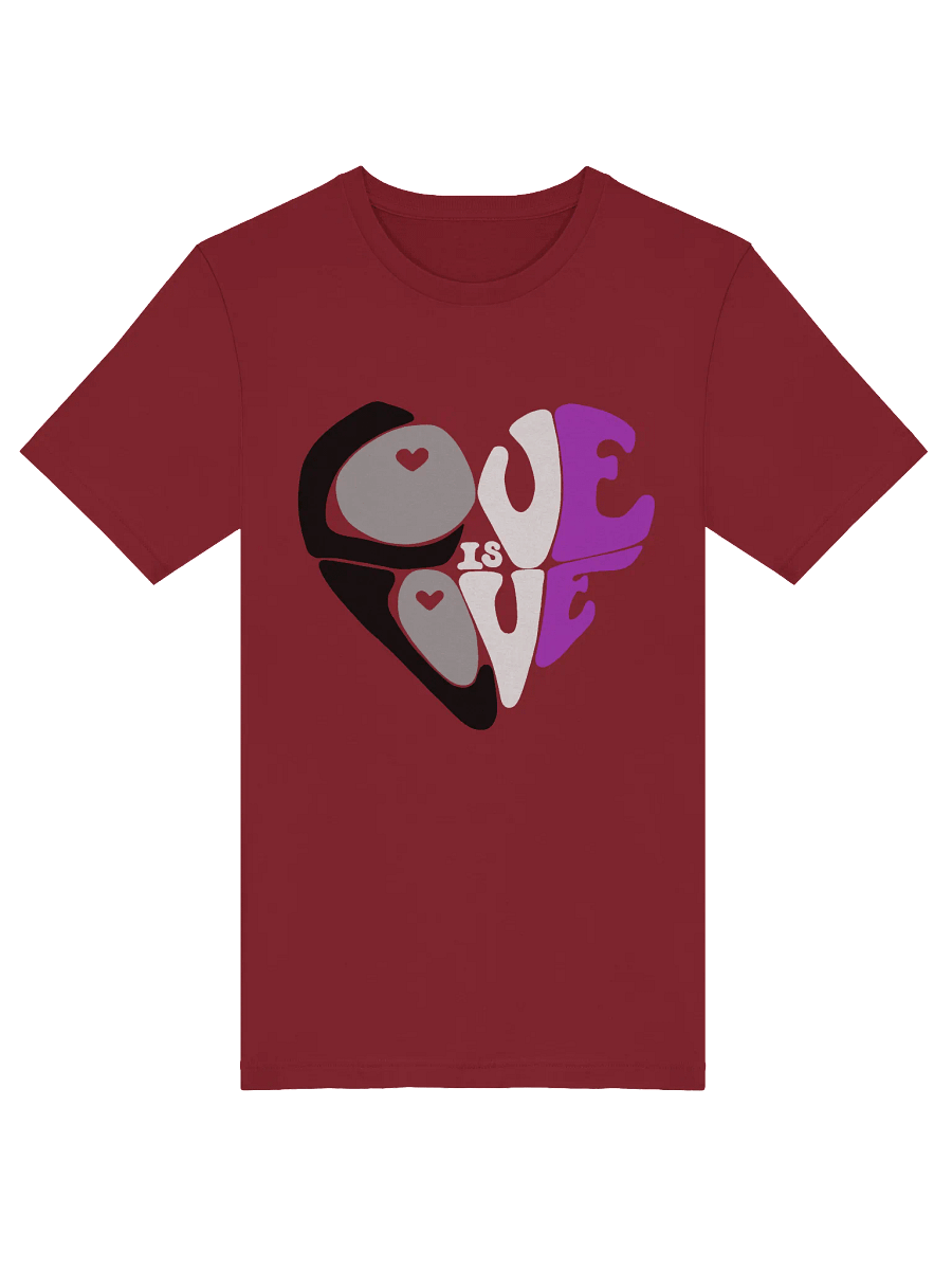 Asexual Love is Love big print tee product image (5)