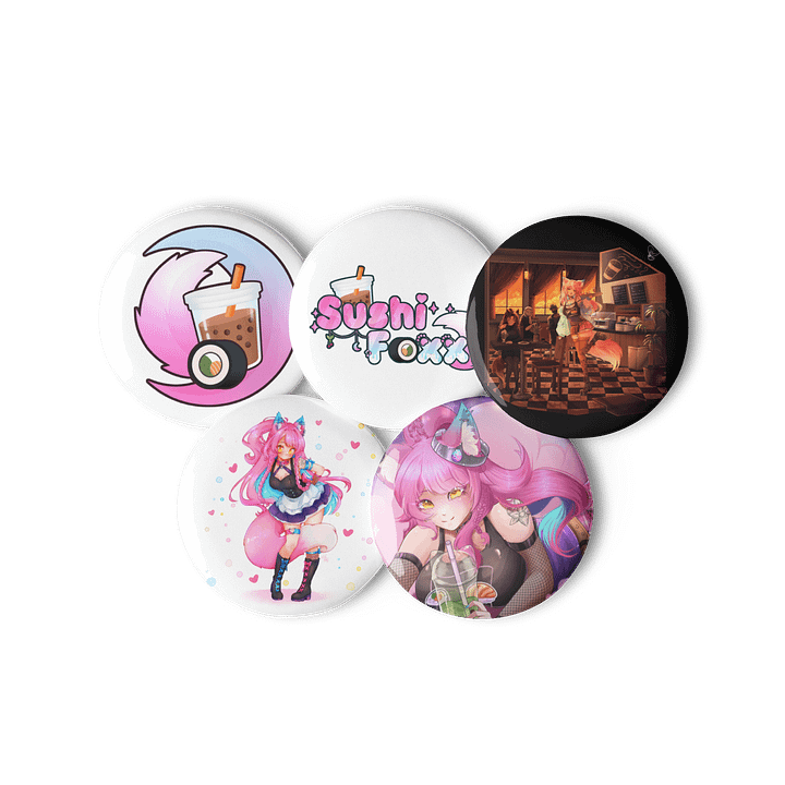 Sushi Foxx Original Pin Set product image (3)