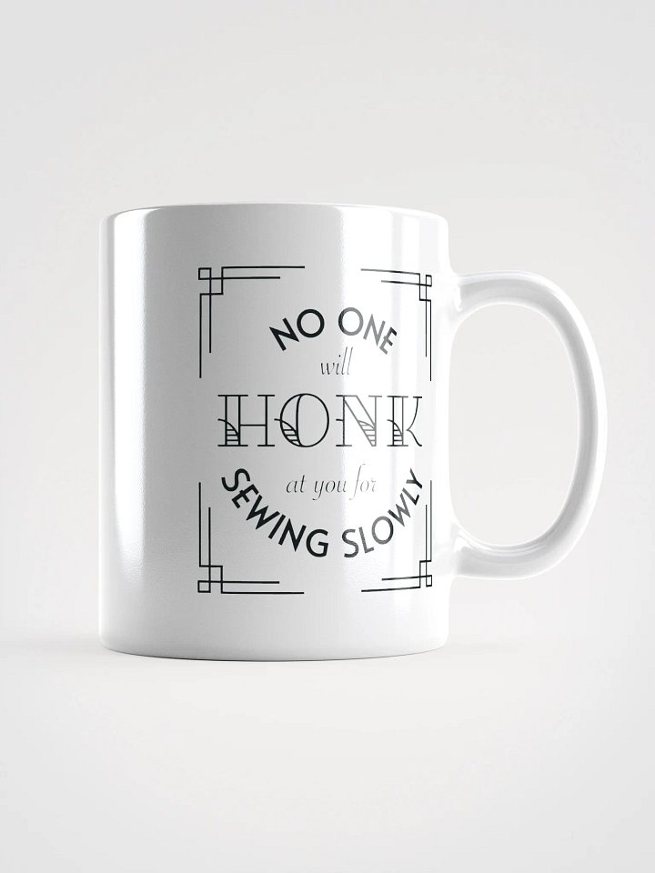 Sew Slowly Art Deco Mug product image (1)