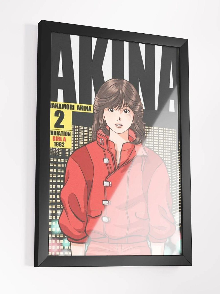 Nostalgic Akina - 1980s Iconic Style Framed High-Quality Matte Poster product image (3)