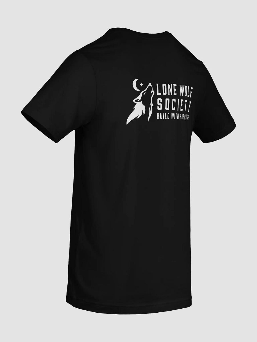 Lone Wolf Society Black T-shirt product image (10)