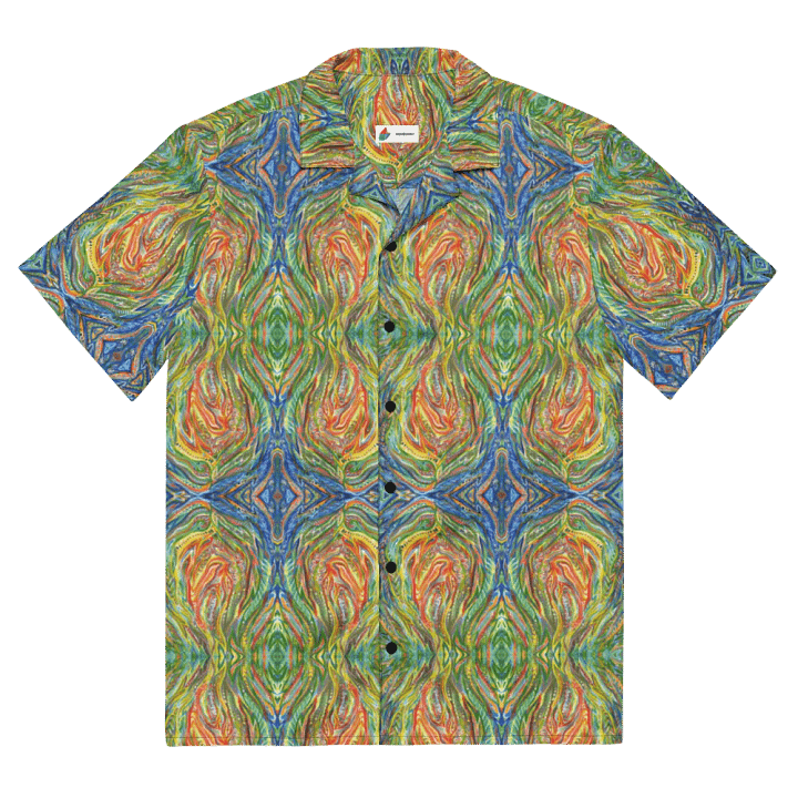 FIRE & WATER - PRINT BUTTON-UP SHIRT product image (2)