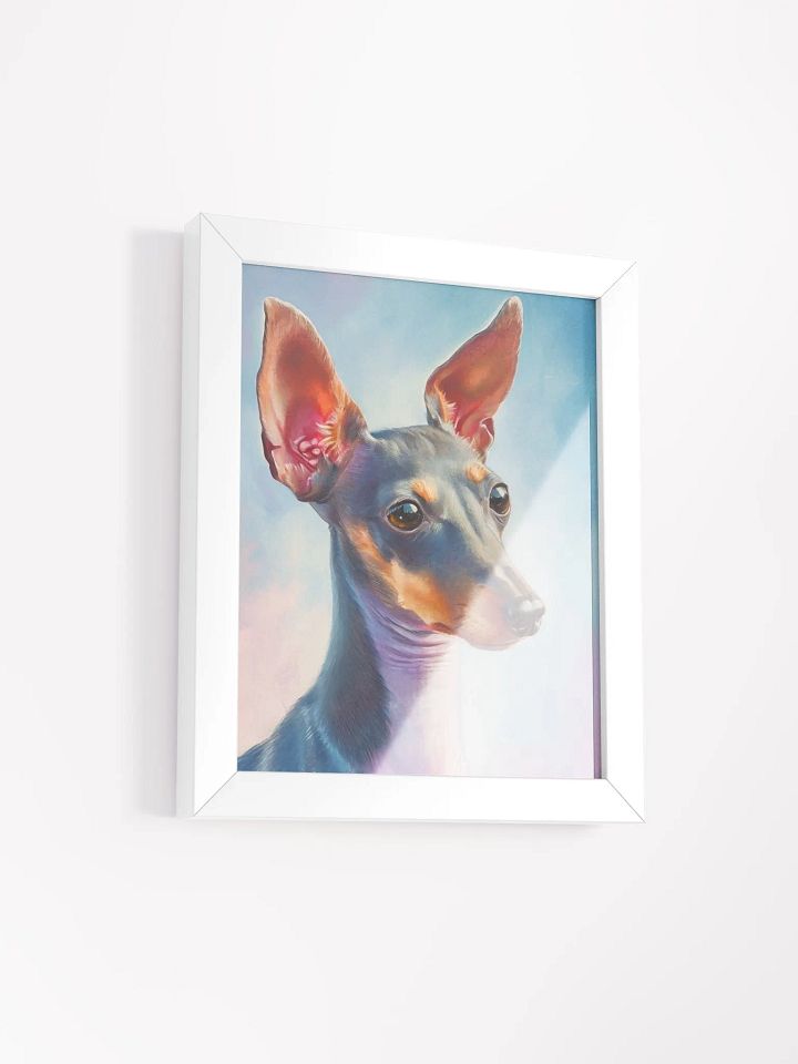 Vibrant Dog Portrait Framed Poster product image (2)