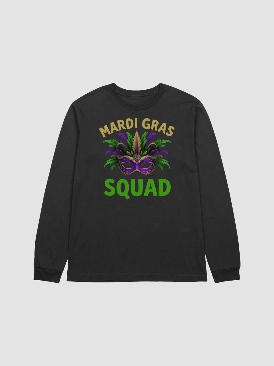 Mardi Gras Squad Mask Long Sleeve Tee product image (1)