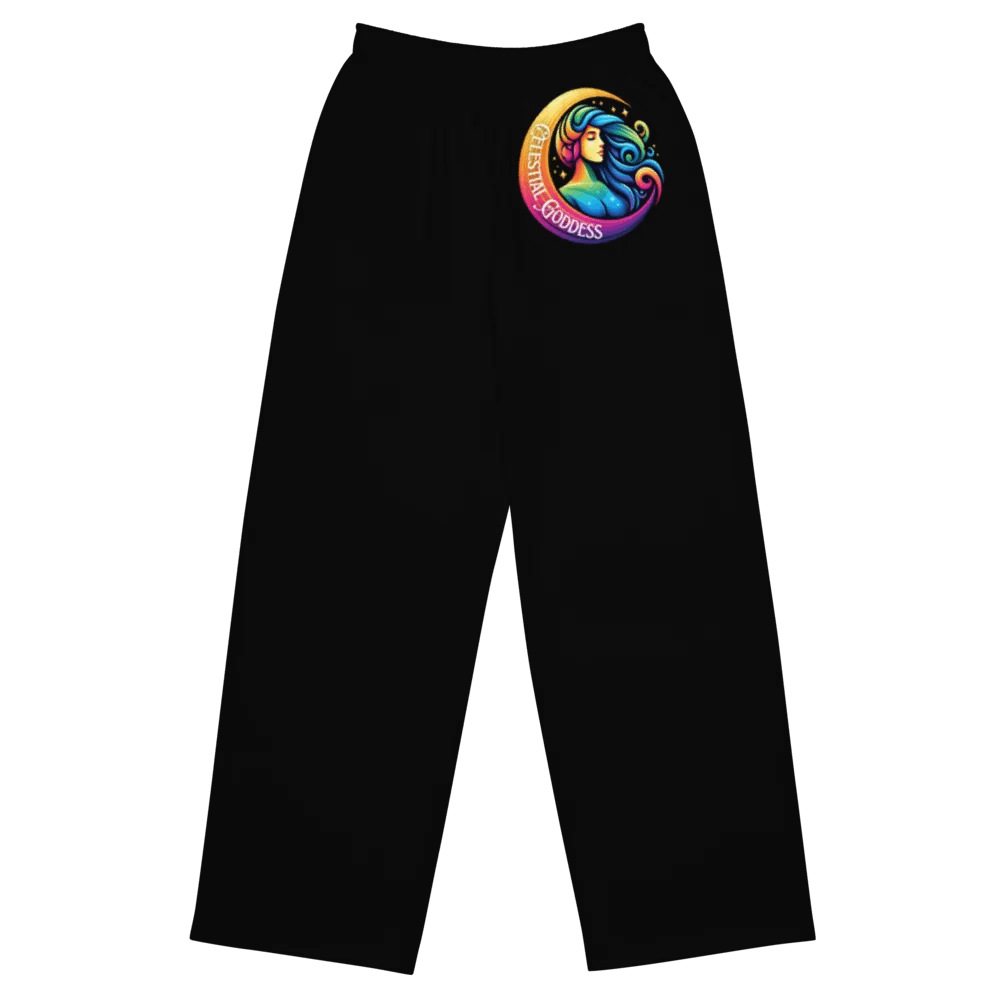 Celestial Crescent Moon Wide-Leg Pants product image (4)