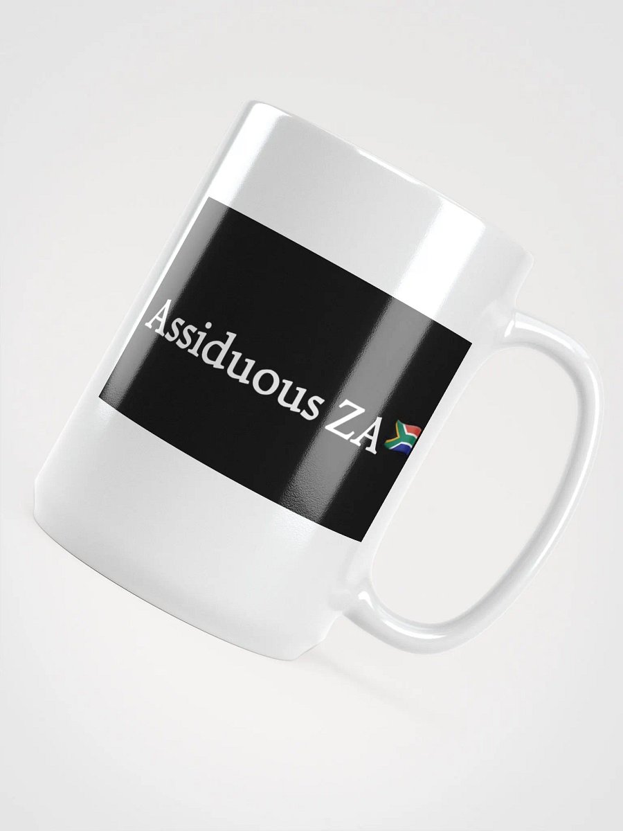 ASSIDUOUS ZA South African Flag White Glossy Mug product image (4)