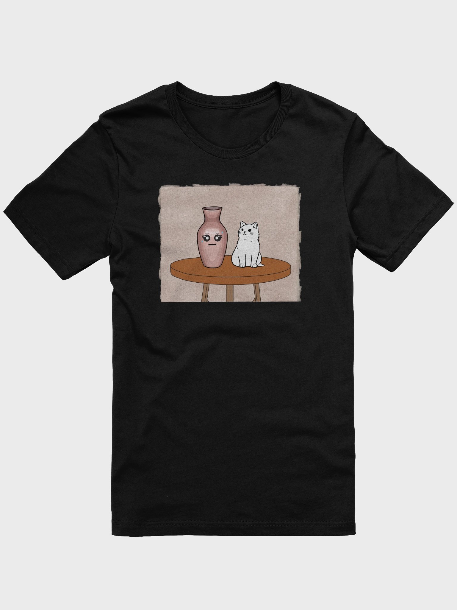 Cat and Vase - T-Shirt product image (1)