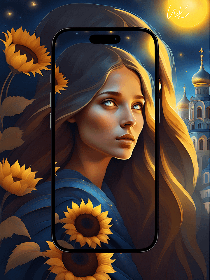 UK "Nation Awake" Unique iPhone Wallpapers Inspired by Ukrainian History product image (1)