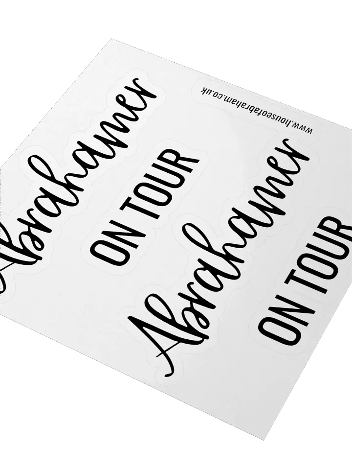 Abrahamer On Tour - Sticker product image (1)