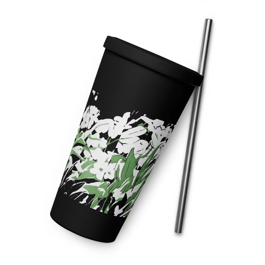 Garden Insulated Tumbler with Straw product image (7)