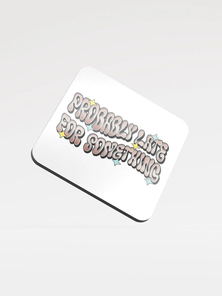 Probably Late For Something Whimsical Wavy Coaster Set product image (1)