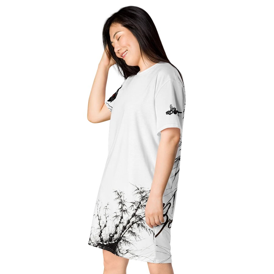 Bamboo Print T-Shirt Dress product image (7)