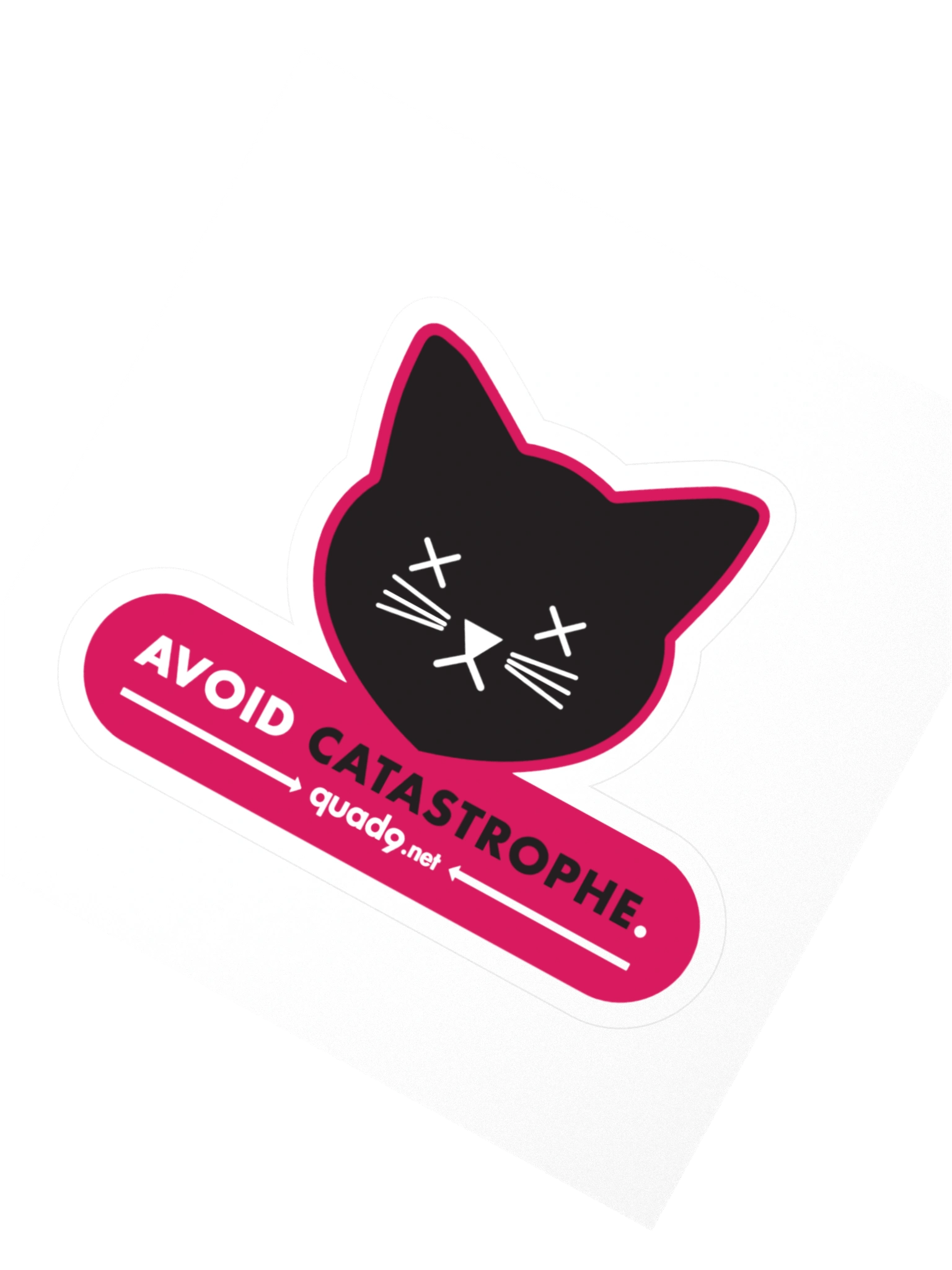 "Avoid Catastrophe" Sticker product image (2)
