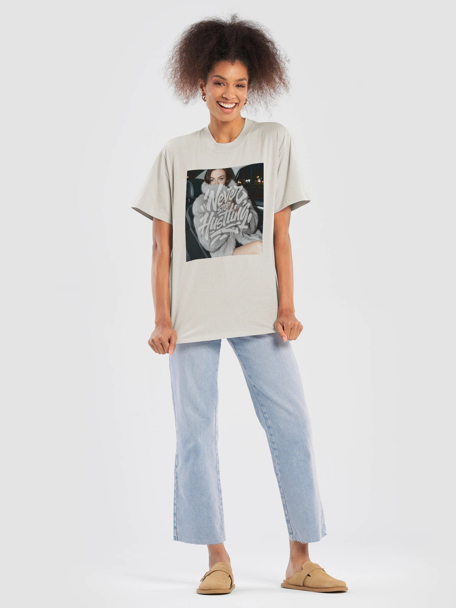 never stop hustling premium t-shirt product image (13)