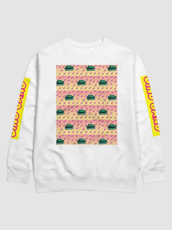 Strawberry Light/Dino Gang DieselThreads Crewneck WHT product image (1)