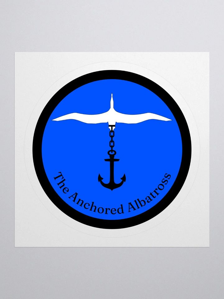Anchored Albatross Kiss Cut Sticker product image (2)