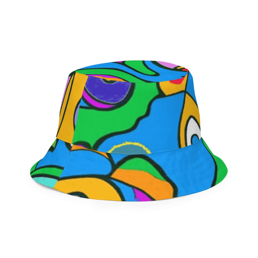 Whimsical Fish Fantasy Reversible Bucket Hat product image (10)