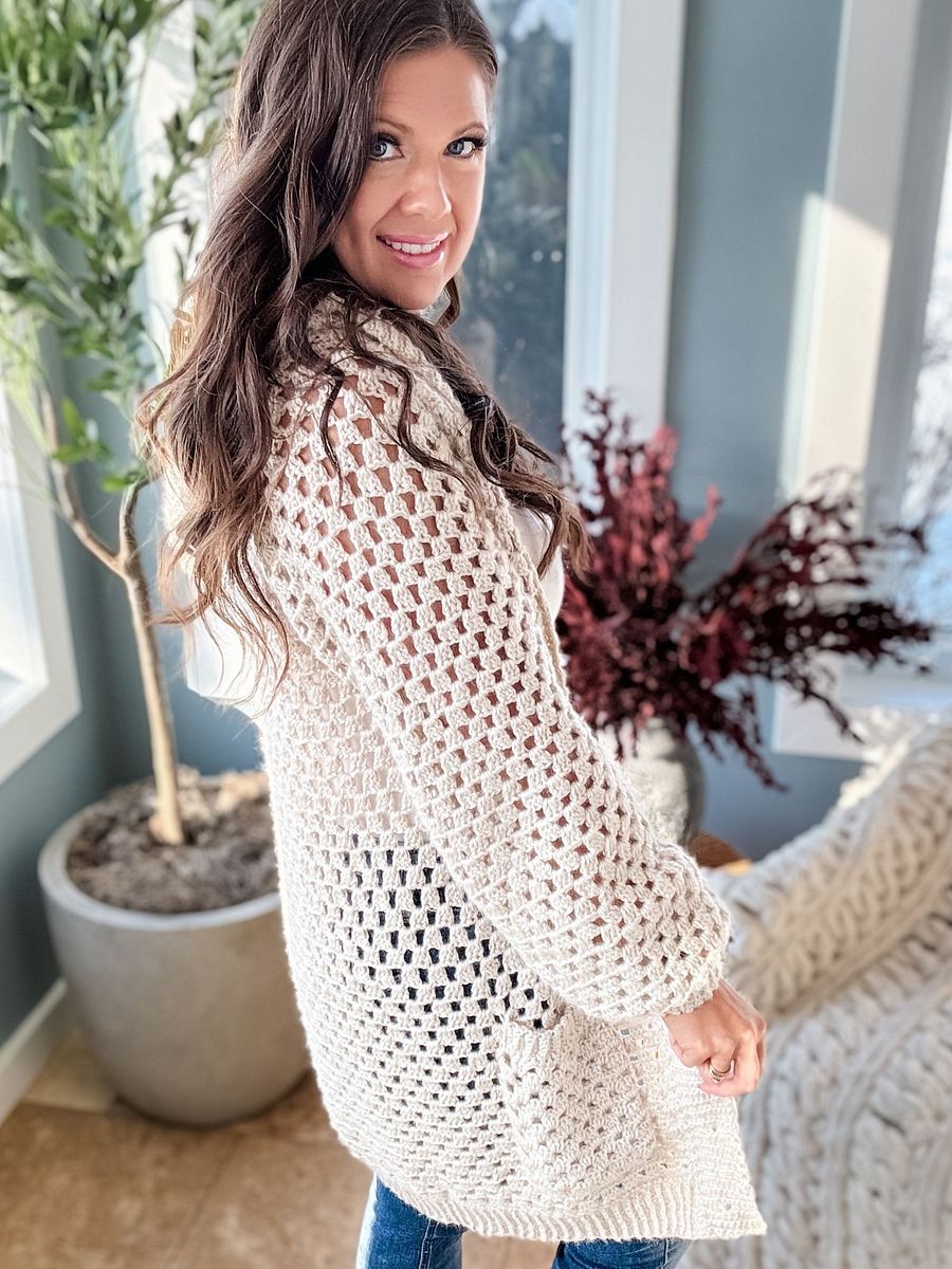 Granny Pop Hoodie Crochet Pattern product image (6)