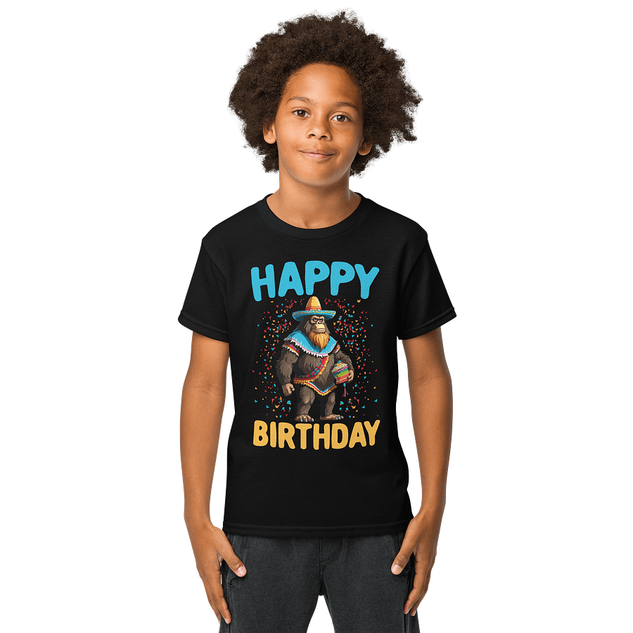 Happy Birthday (Mexican Sasquatch) T-Shirt For Kids product image (1)