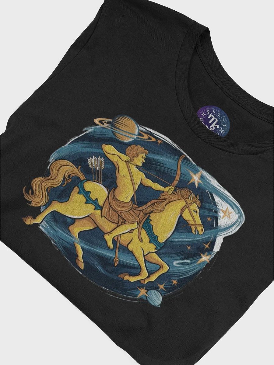 Sagittarius Zodiac Unisex Supersoft T-Shirt - Cosmic Archer Design product image (8)