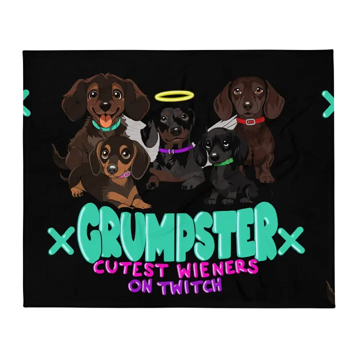 4 Pups & an Angel Blanket product image (1)