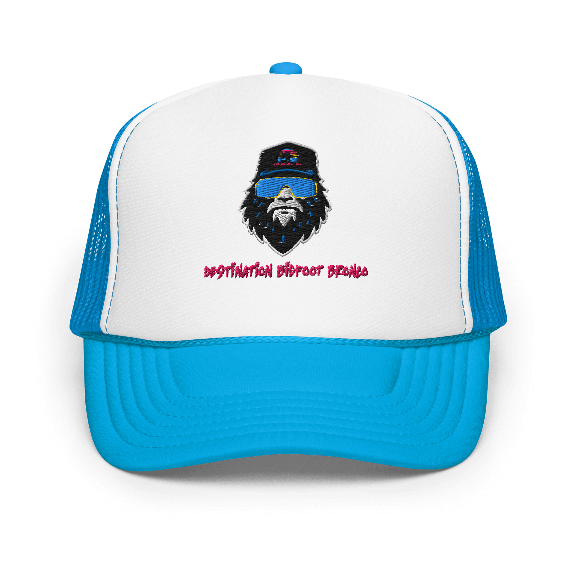 Destination Bigfoot Bronco Bigfoot Logo Foamy Trucker Cap (Multiple Color Options) product image (1)