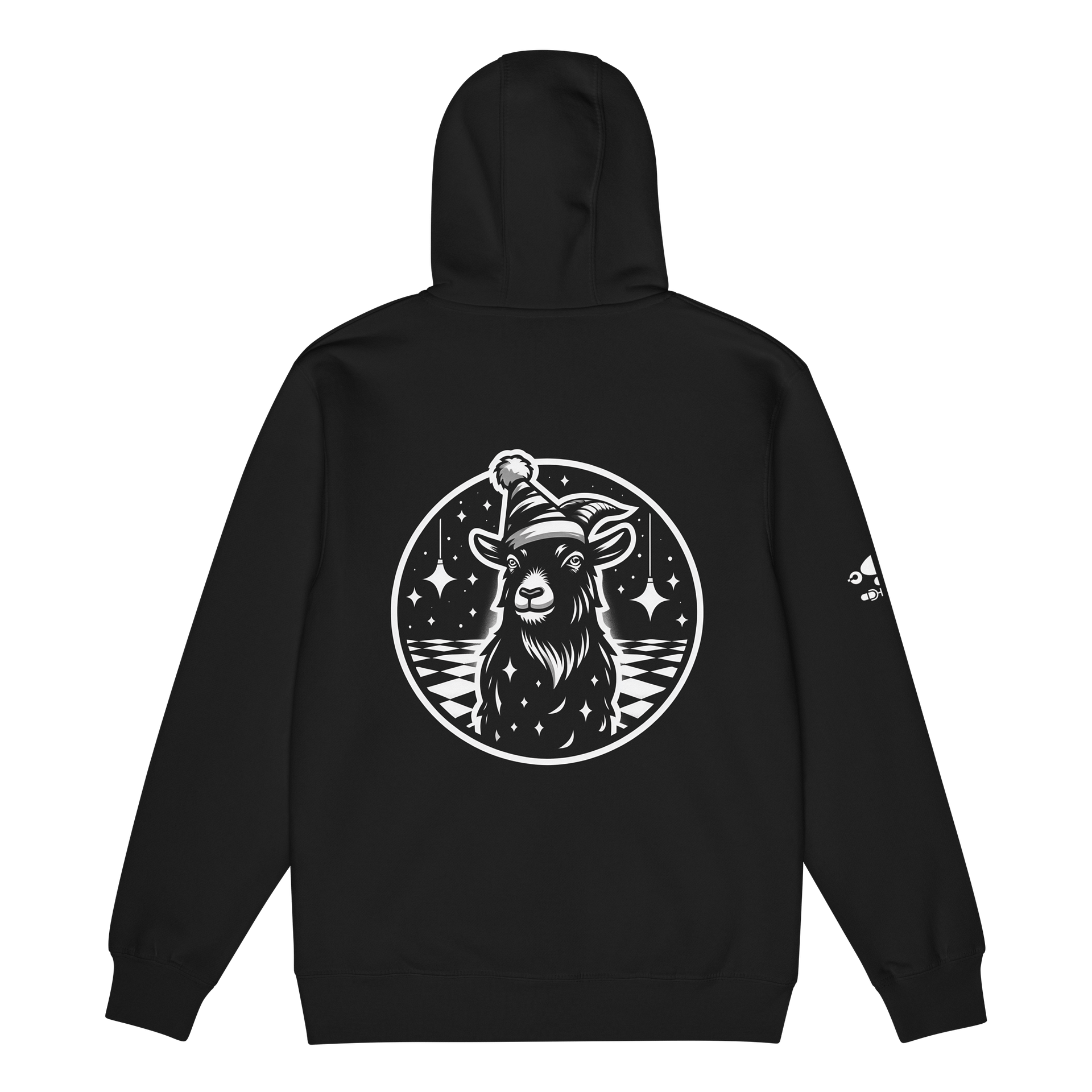 High Quality Christmas Goat Zipper Hoodie! (dark colors) product image (5)