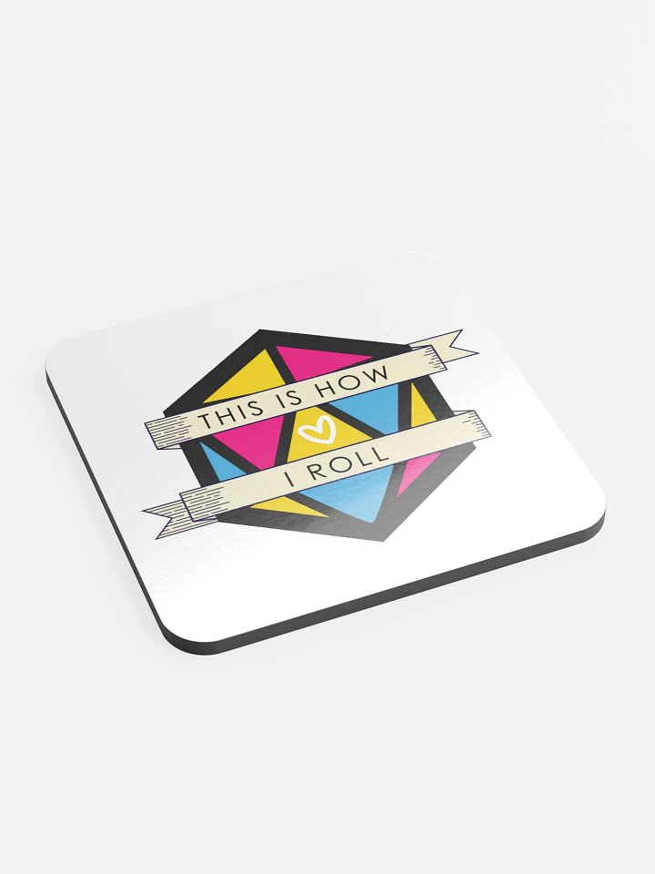 D20 This is How I Role - Pansexual Coaster product image (2)