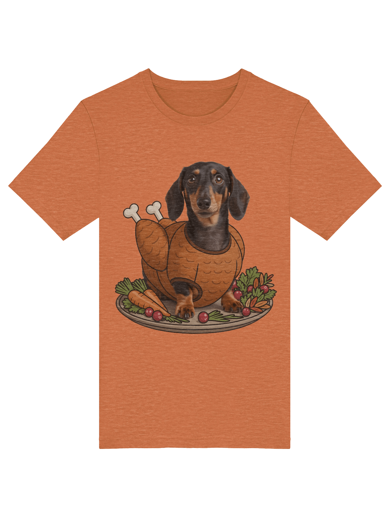 Thanksgiving Turkey Dachshund T-Shir product image (10)